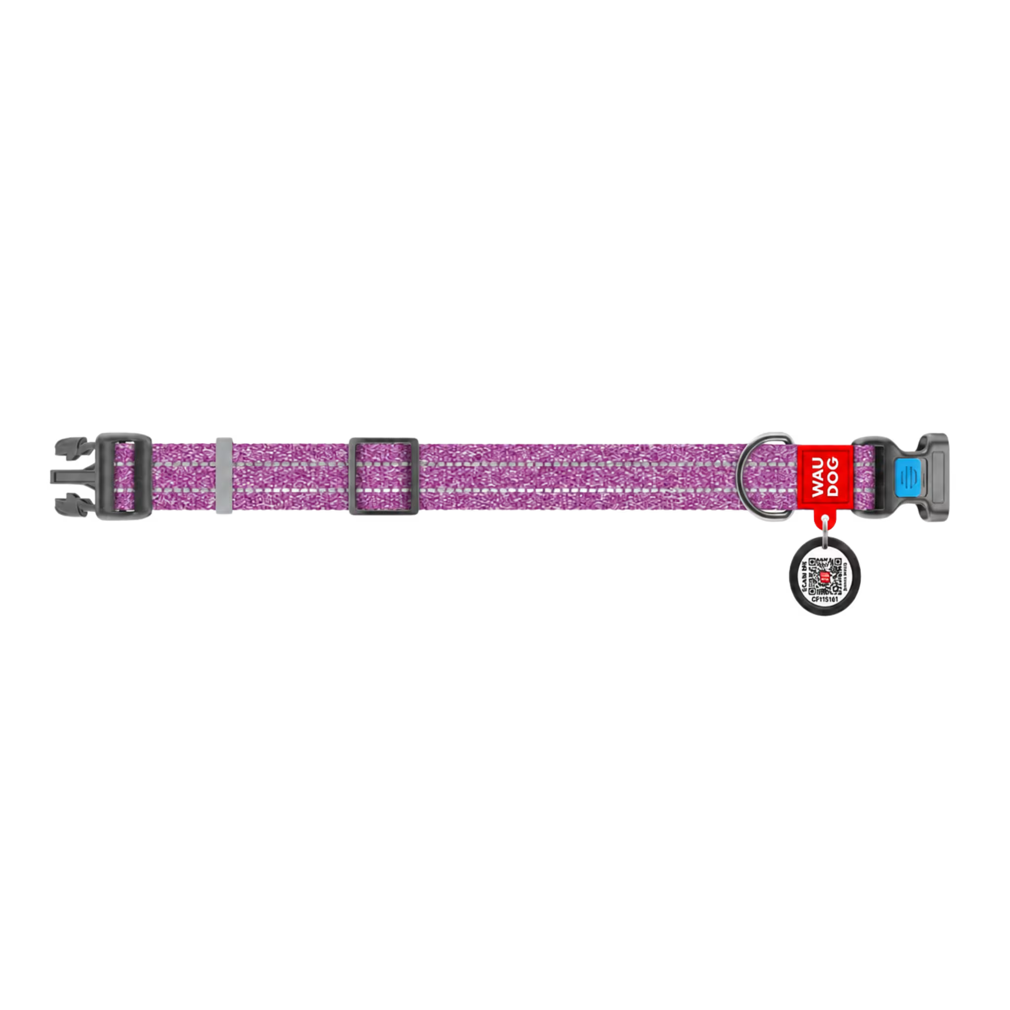 Eco Cotton Dog Collar - with Smart QR ID Tag
