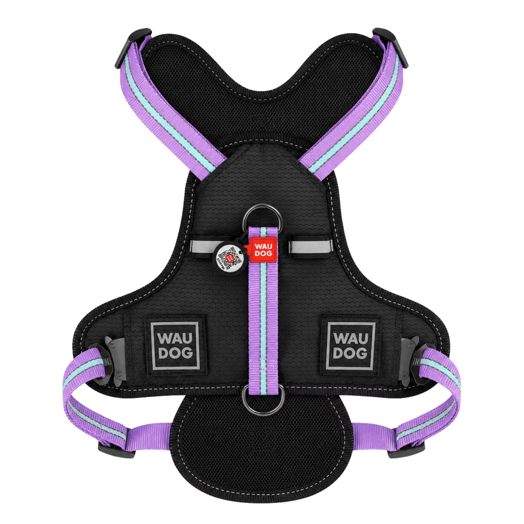 Safe Ergonomic Dog Harness with QR ID Tag
