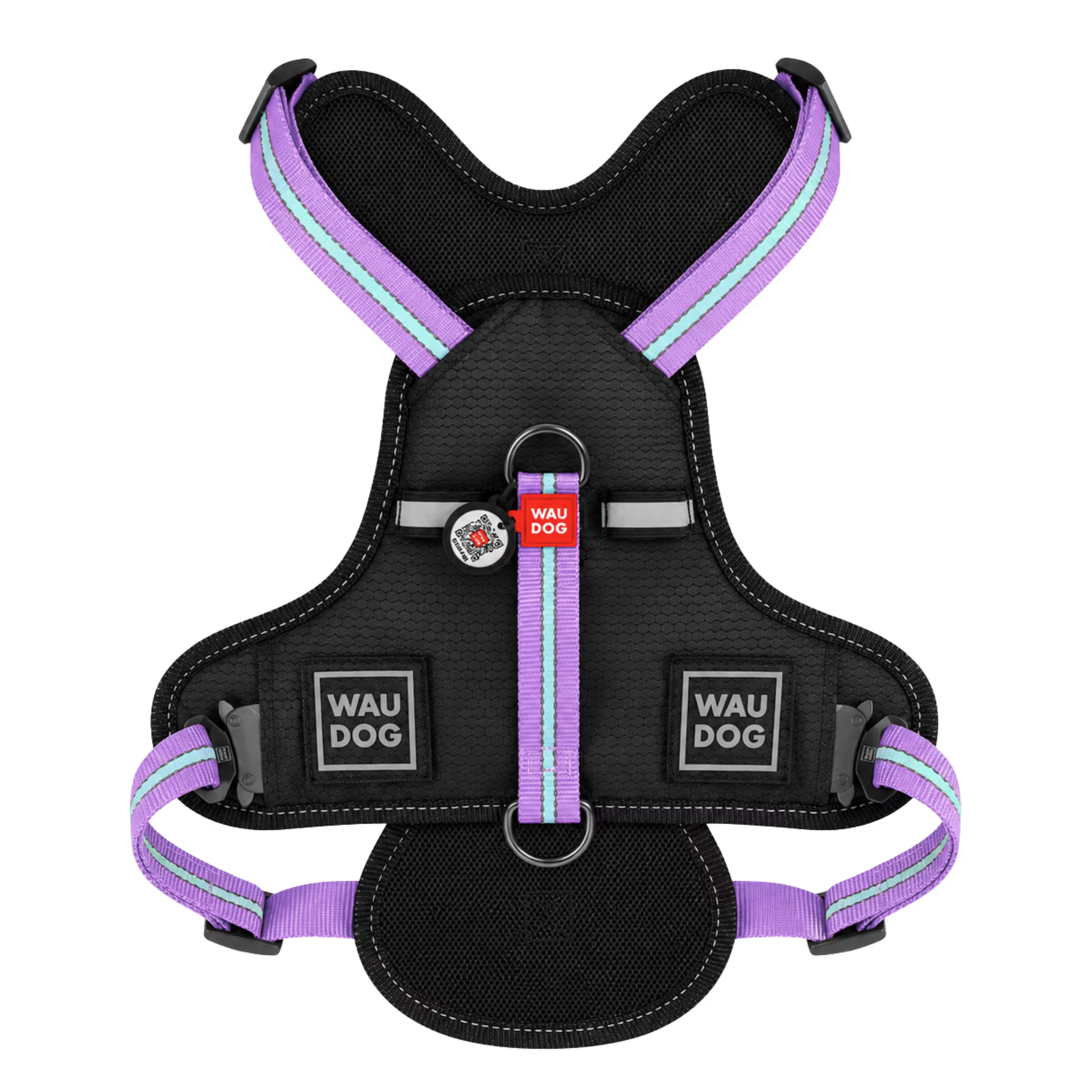 Safe Ergonomic Dog Harness with QR ID Tag