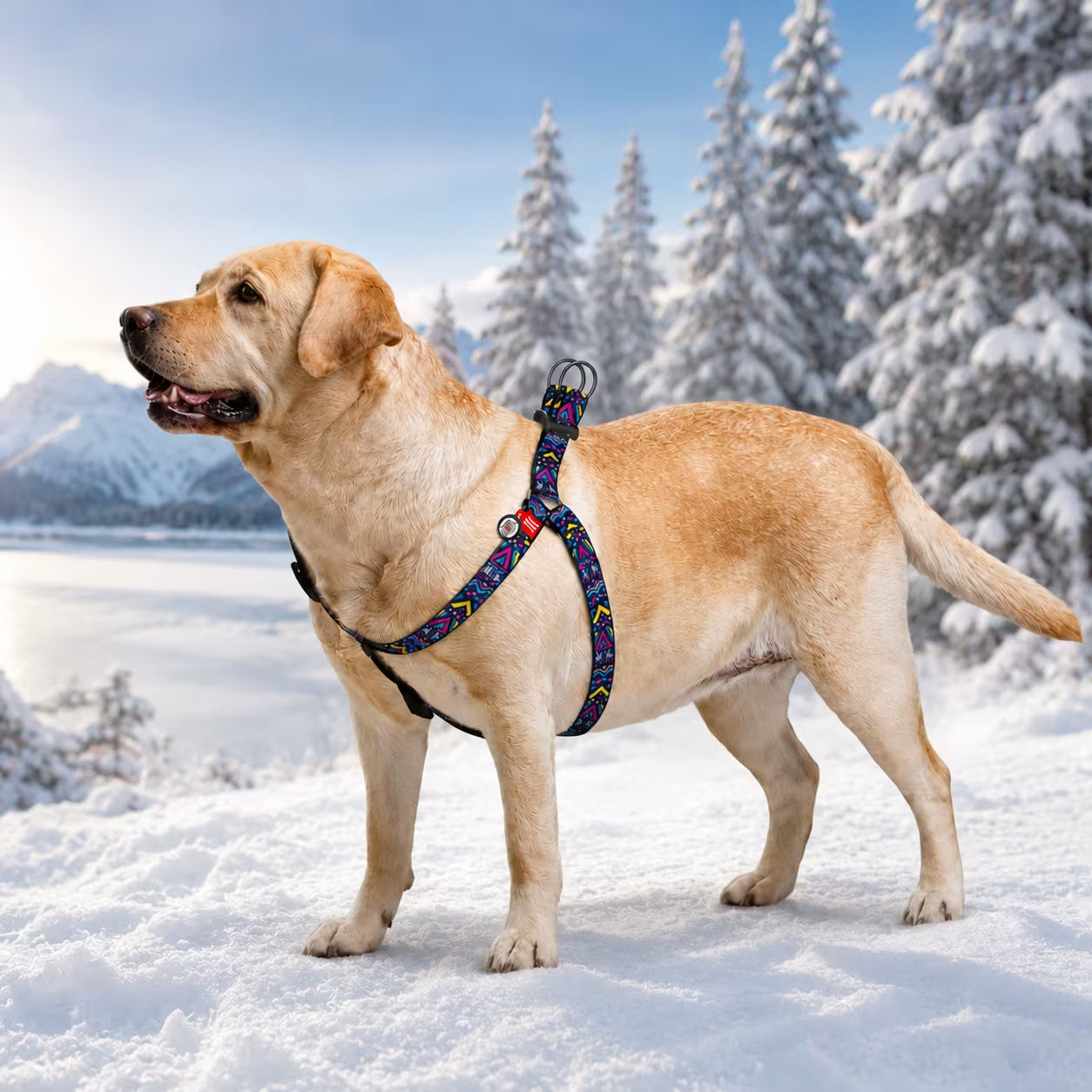 Nylon Dog Harness with Smart QR ID Tag – Indie Collection