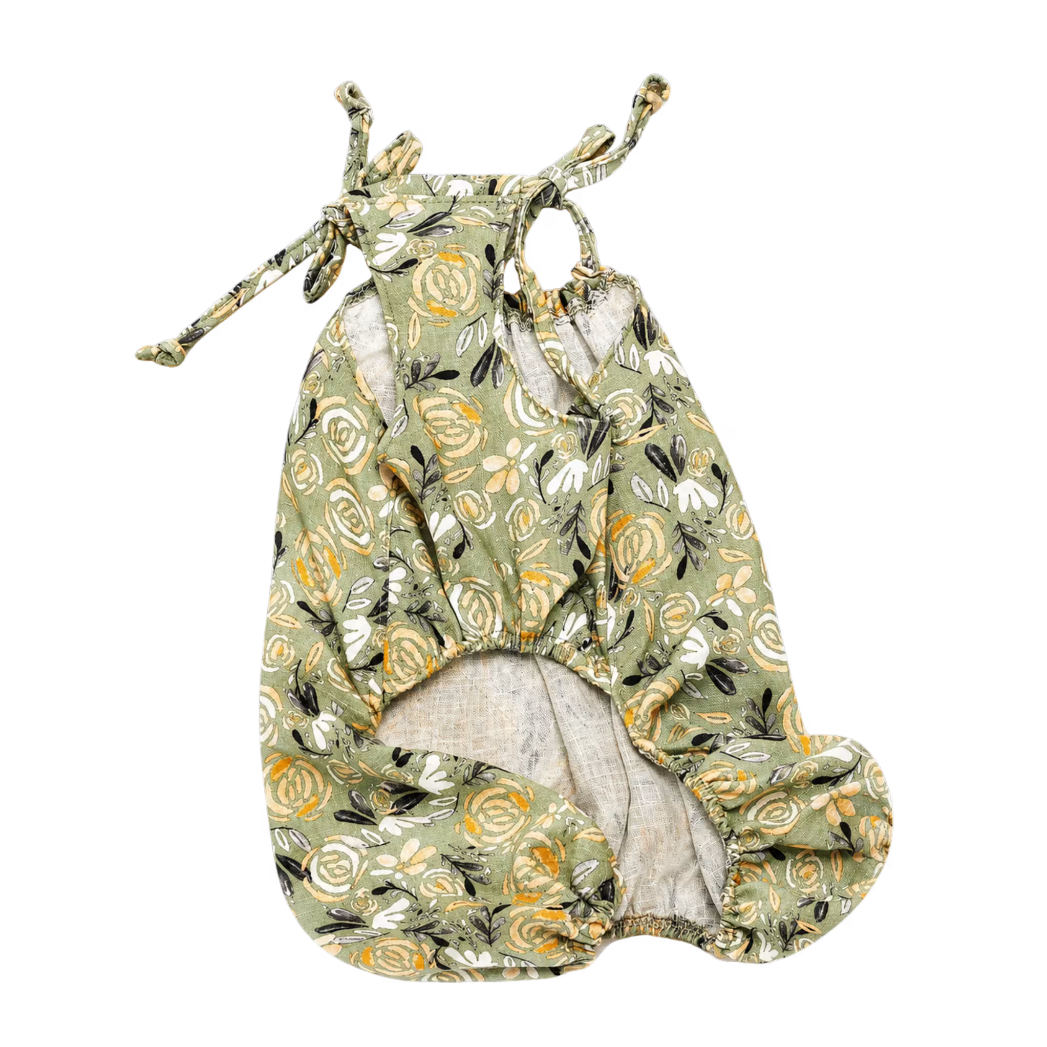 Linen Dog Romper Lightweight Summer Clothing