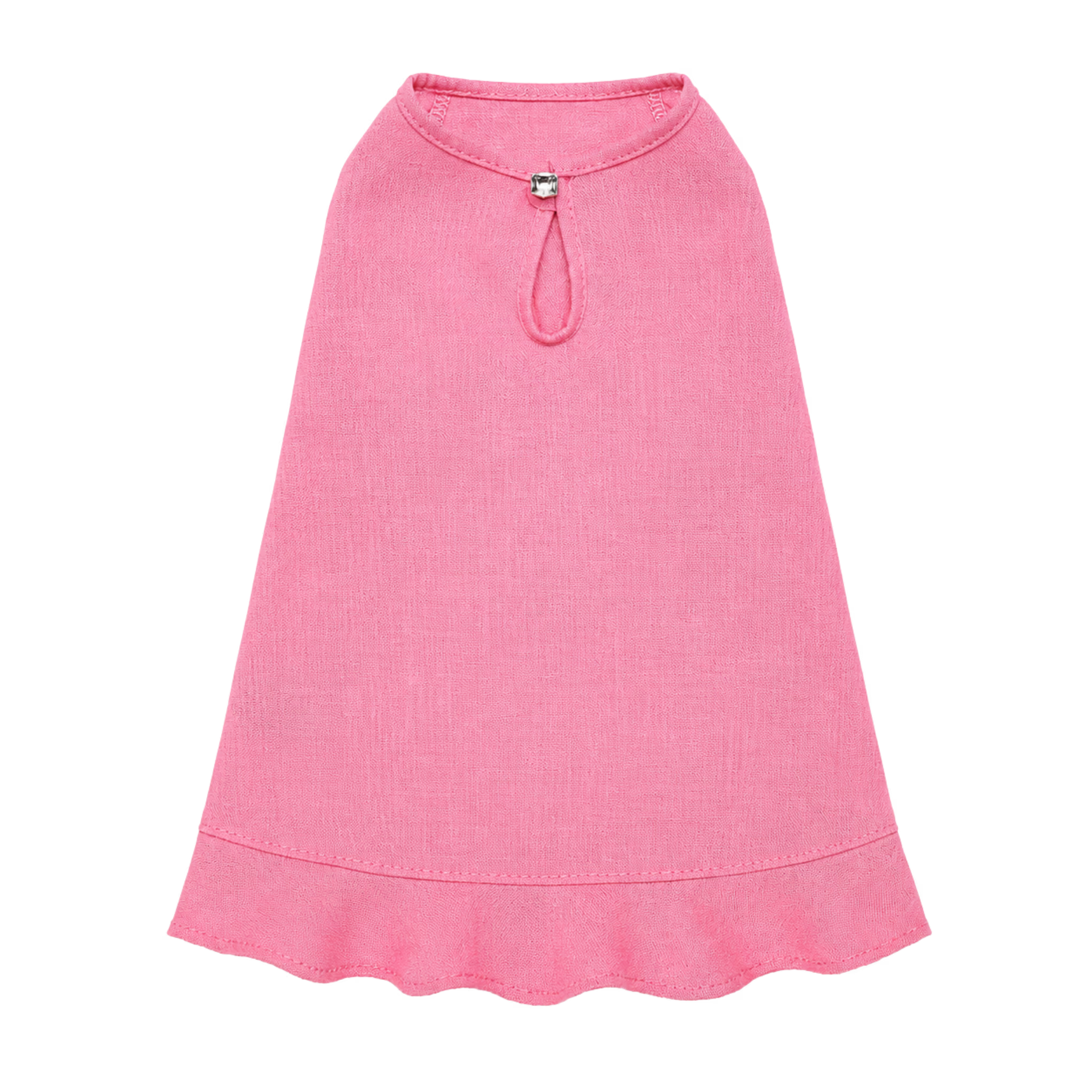 Sophie Linen Dog Dress – Breathable Summer Dress for Small Dogs