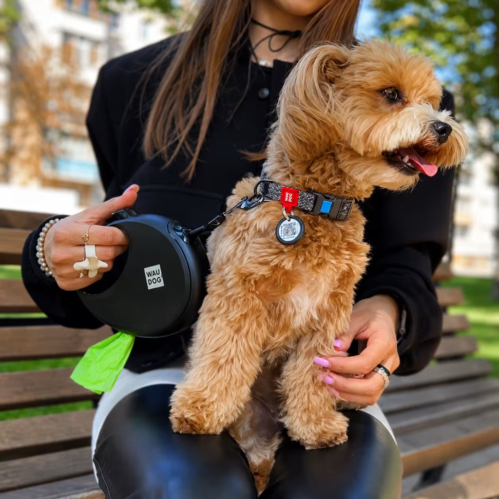 Eco Cotton Dog Collar - with Smart QR ID Tag