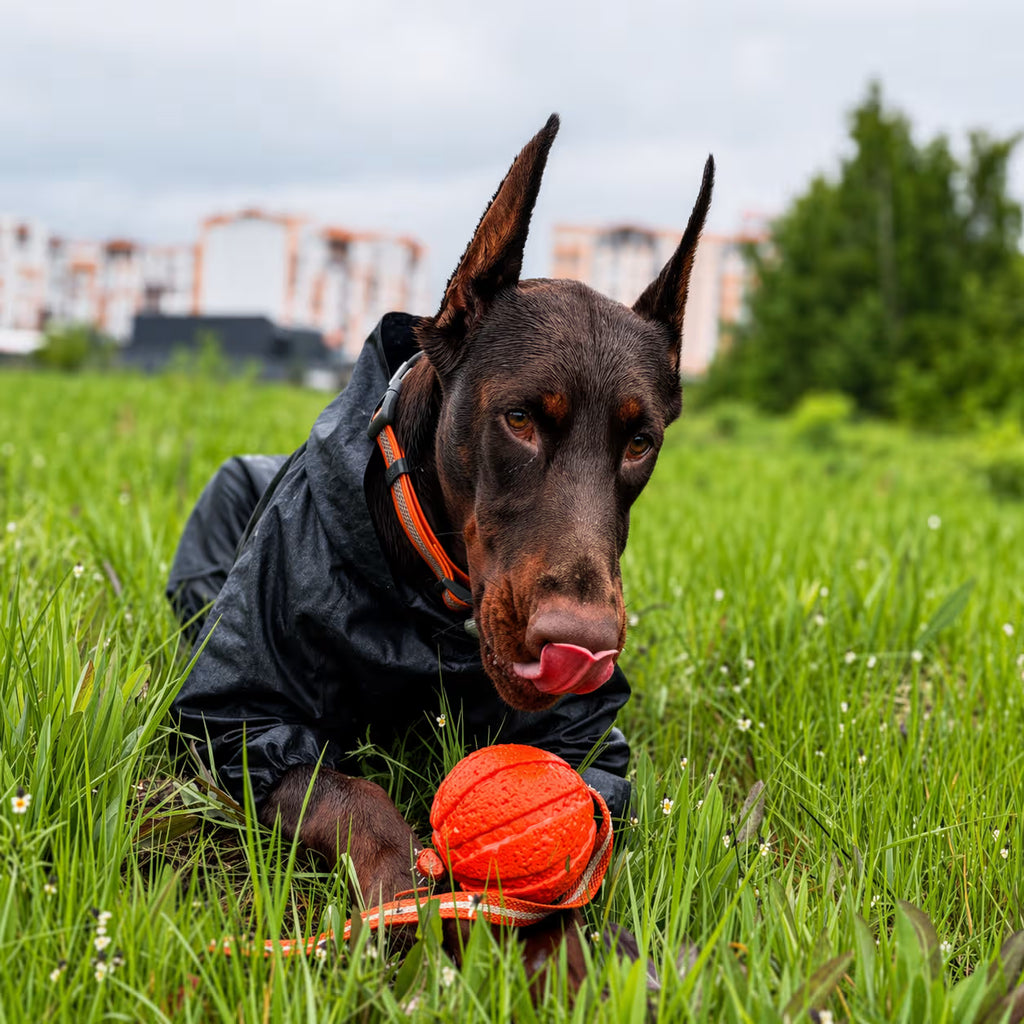 LIKER Line Dog Ball with Long Rope