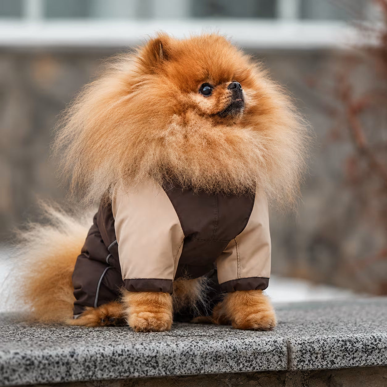 Waterproof Dog Raincoat for Pomeranians