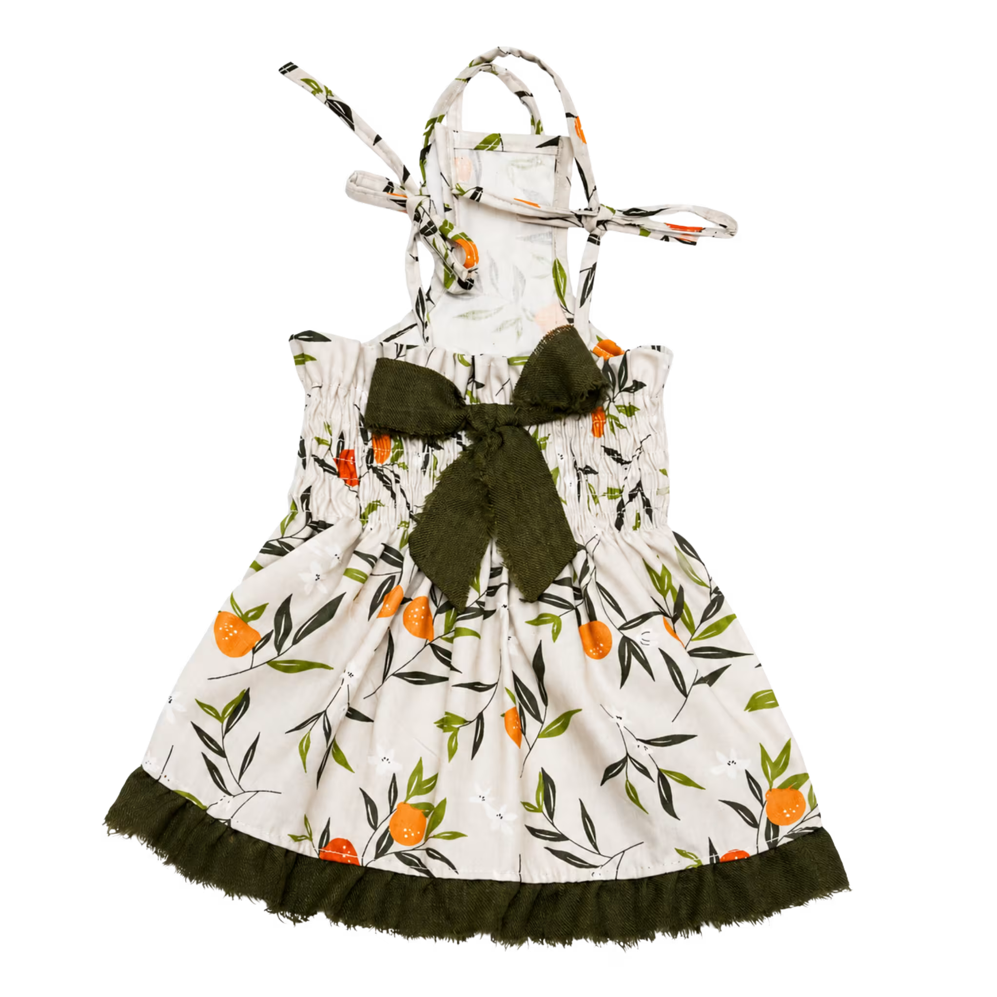 Kristi Linen Dog Dress – Lightweight Summer Outfit with Adjustable Fit