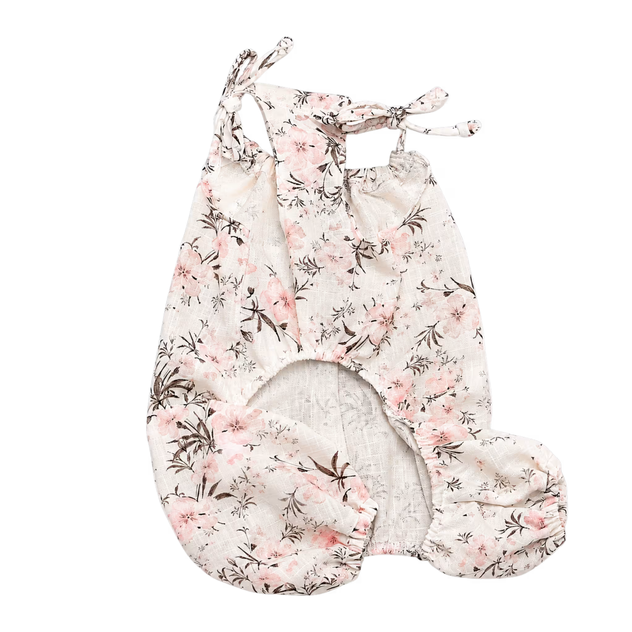 Linen Dog Romper Lightweight Summer Clothing