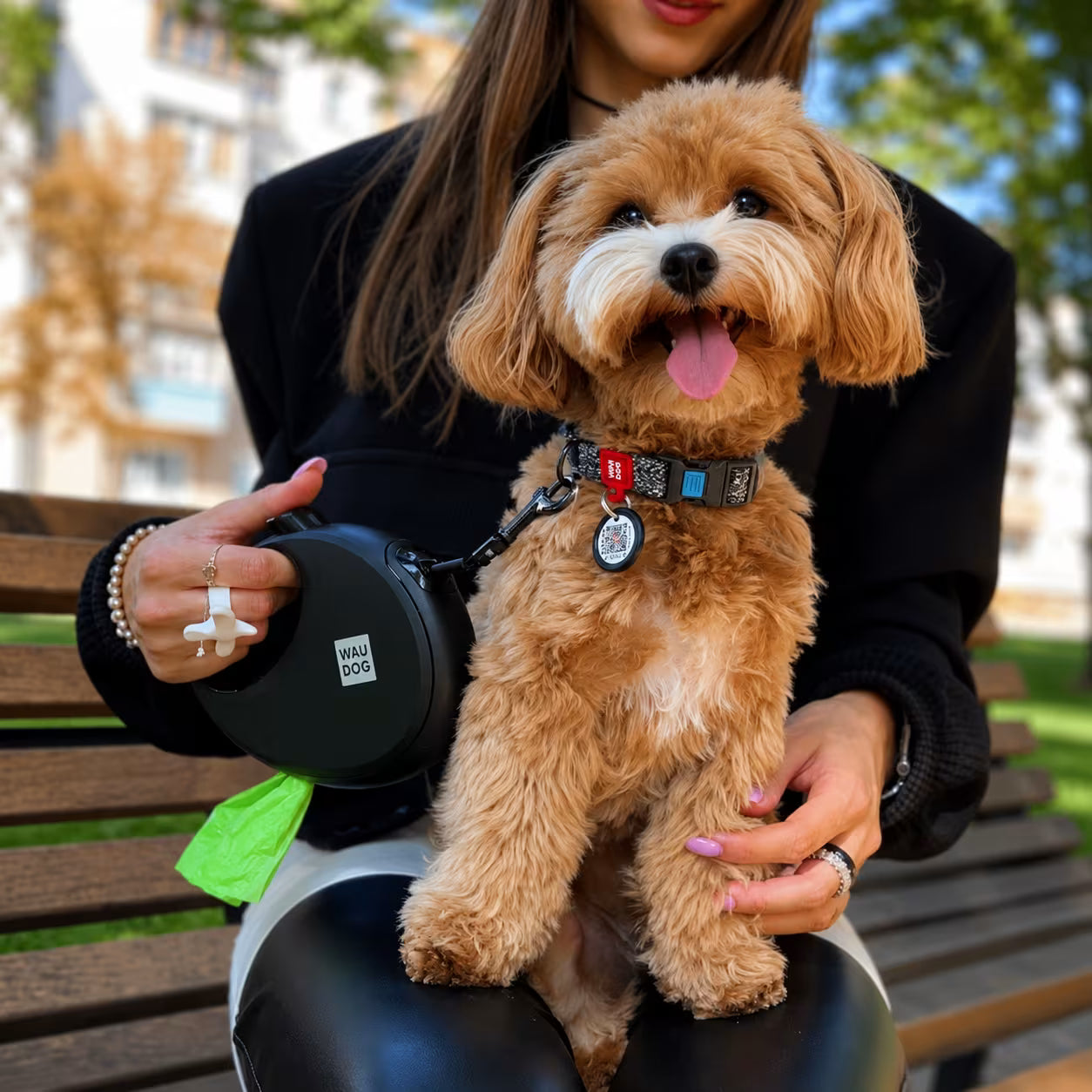 Eco Cotton Dog Collar - with Smart QR ID Tag