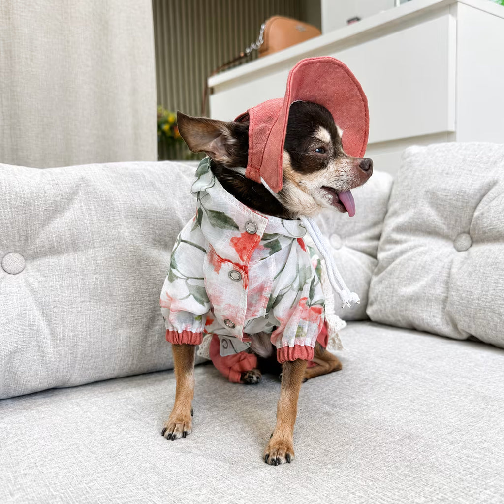 Lightweight Tencel Small Dog Windbreaker