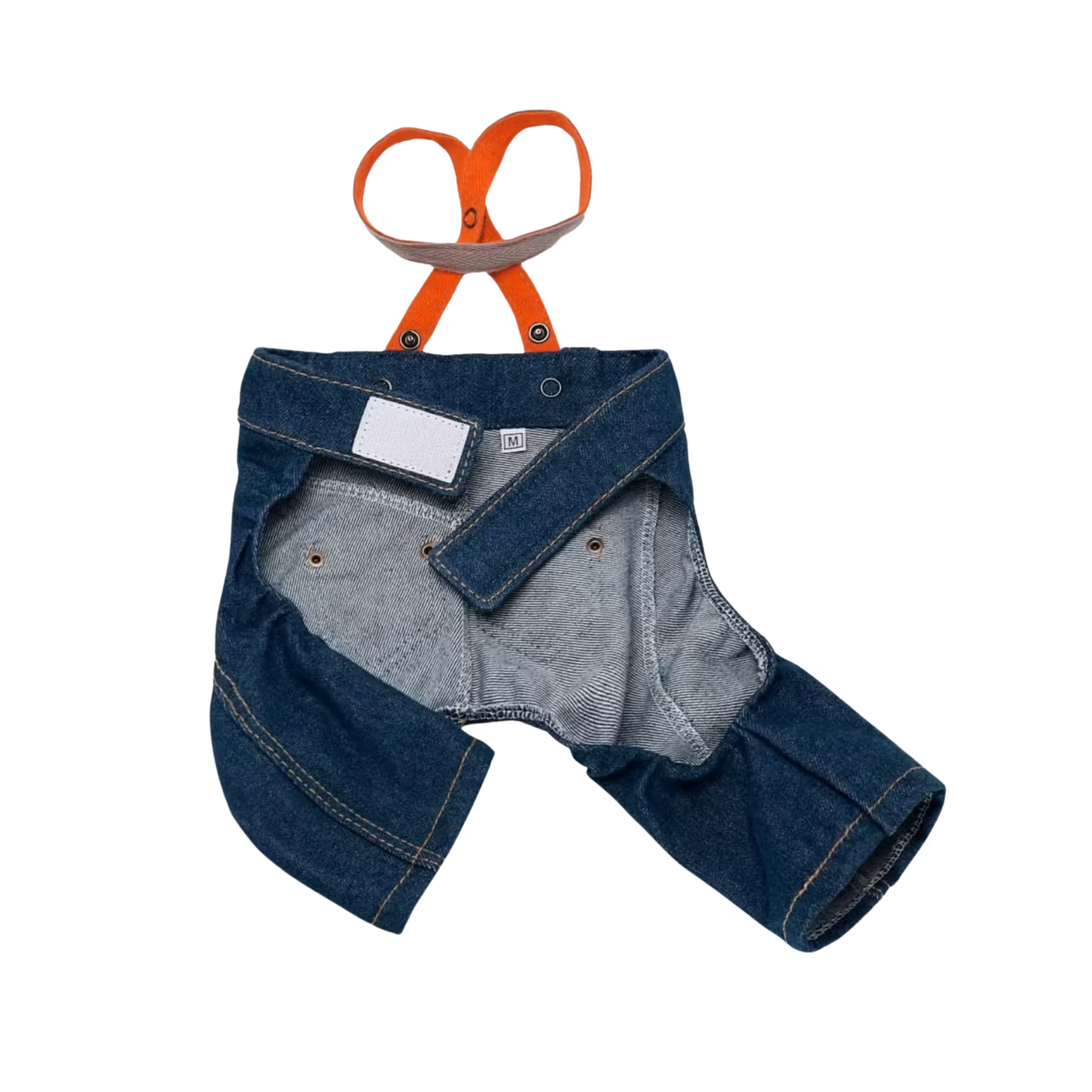 Jeans and Cap Denim Set for Small Dogs