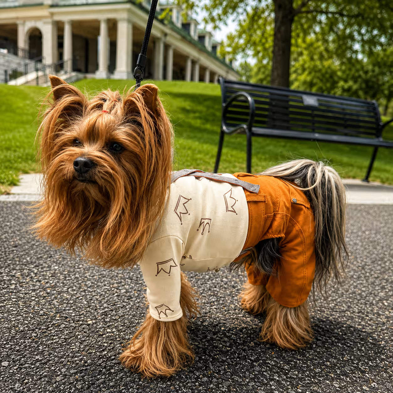 Chester Cotton Long Sleeve Dog Shirt