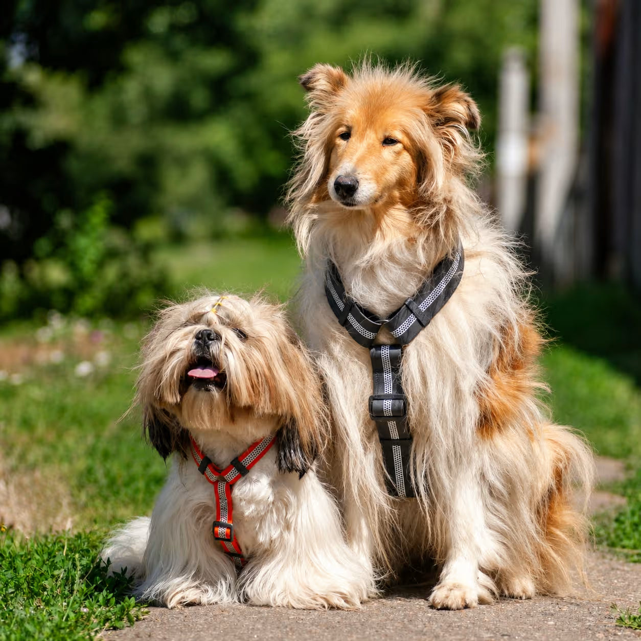 Waterproof Reflective Dog Harness with QR ID Tag