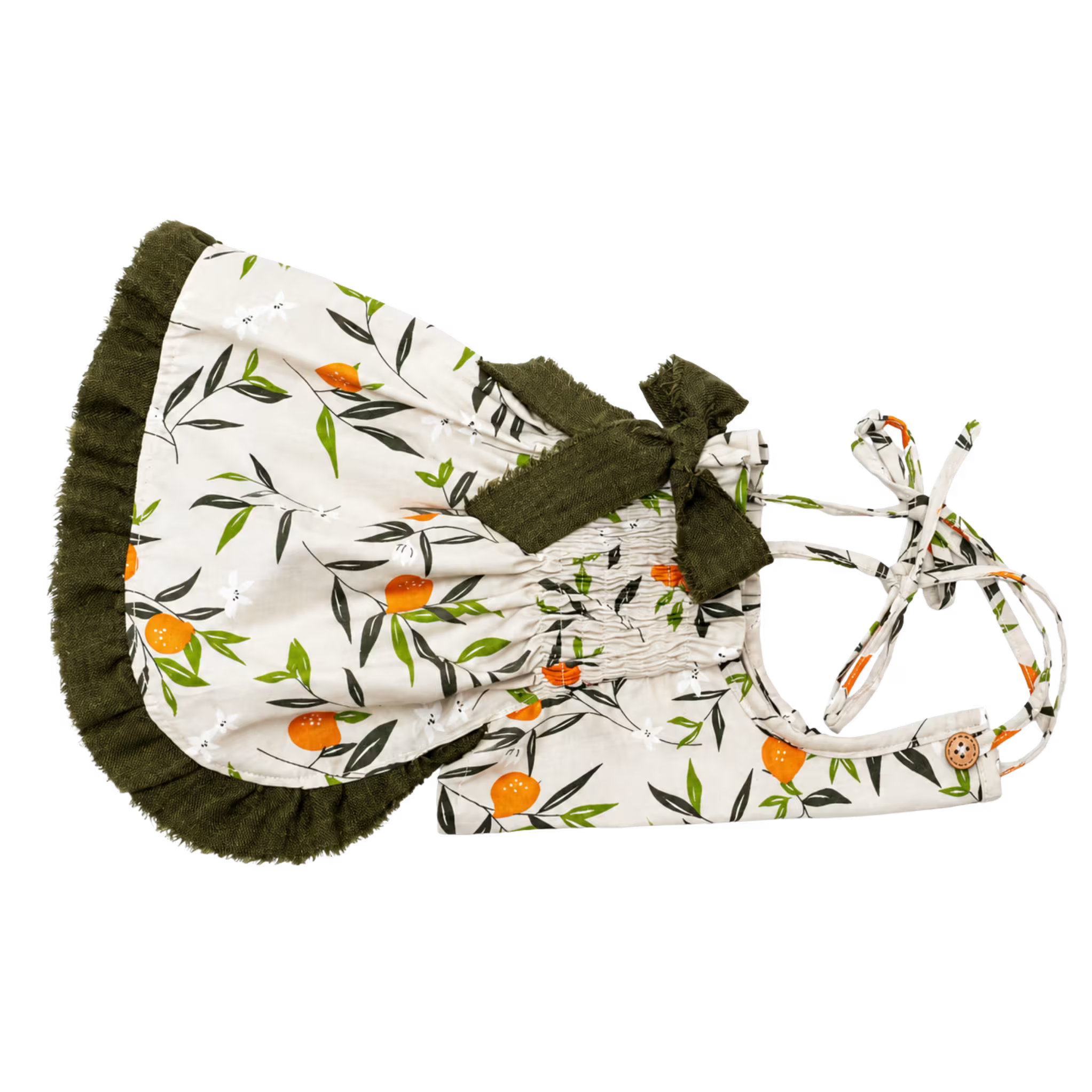 Kristi Linen Dog Dress – Lightweight Summer Outfit with Adjustable Fit