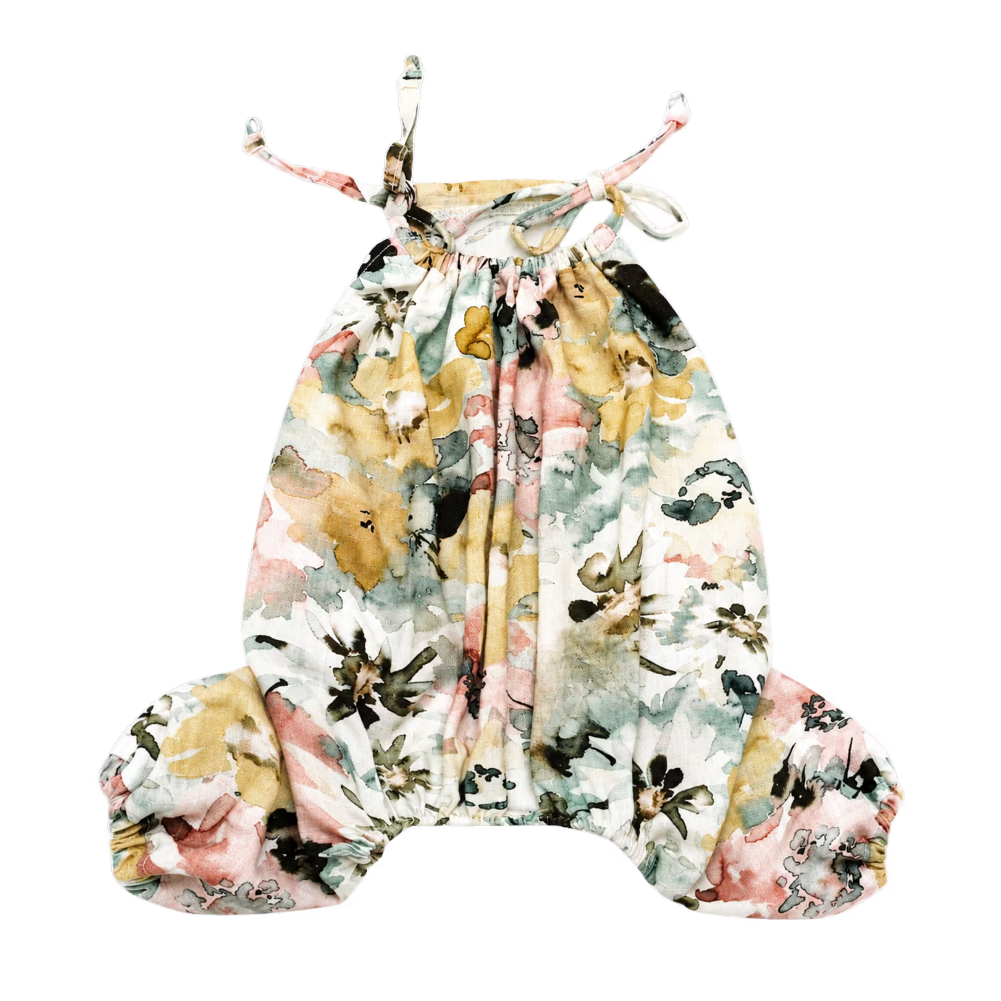 Linen Dog Romper Lightweight Summer Clothing