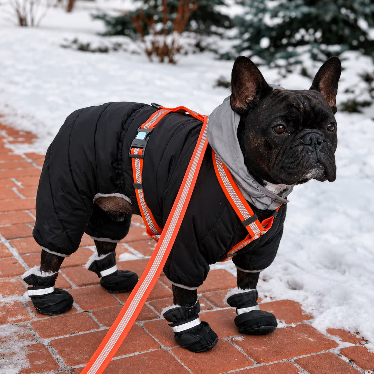 Waterproof Reflective Dog Harness with QR ID Tag