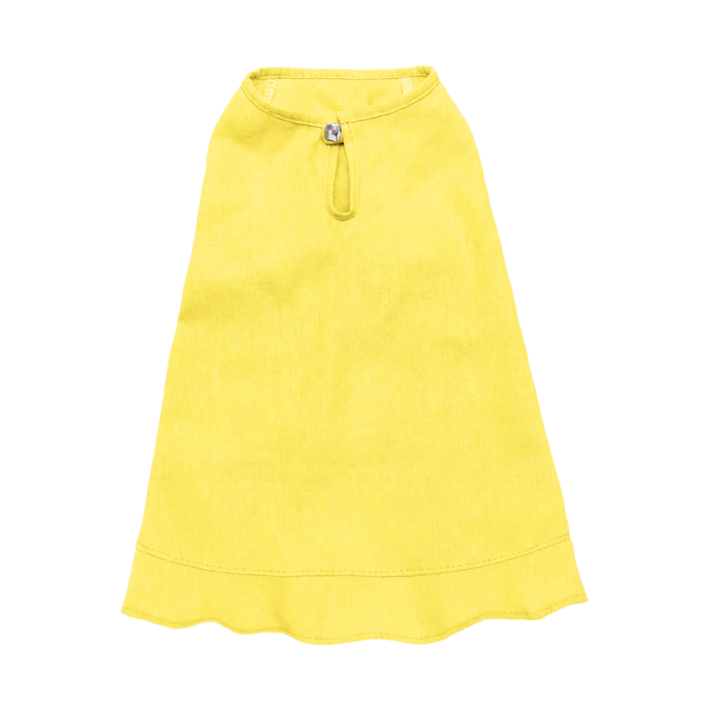 Sophie Linen Dog Dress – Breathable Summer Dress for Small Dogs