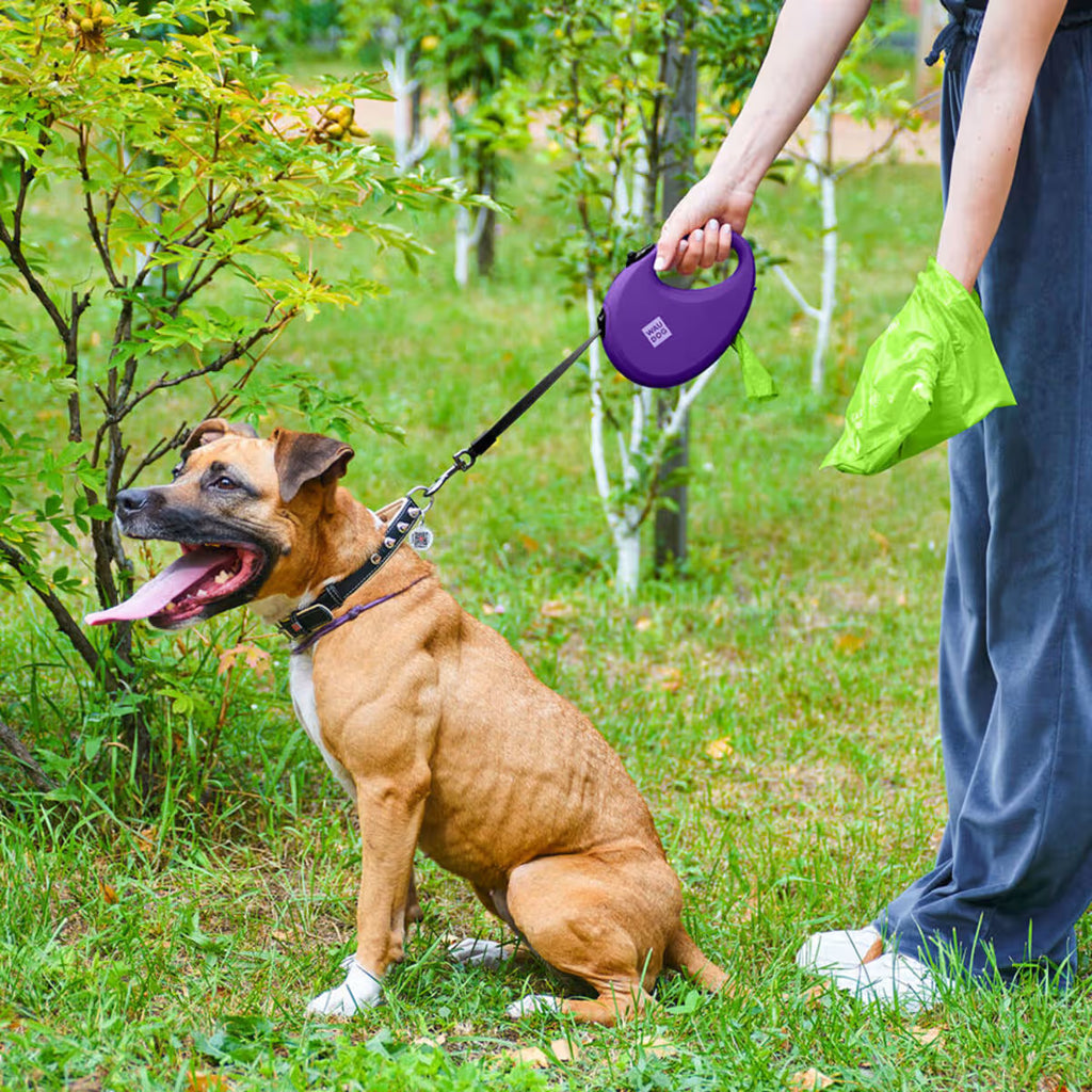 R-Leash Retractable Dog Leash – Reflective, Tangle-Free & Easy One-Hand Control