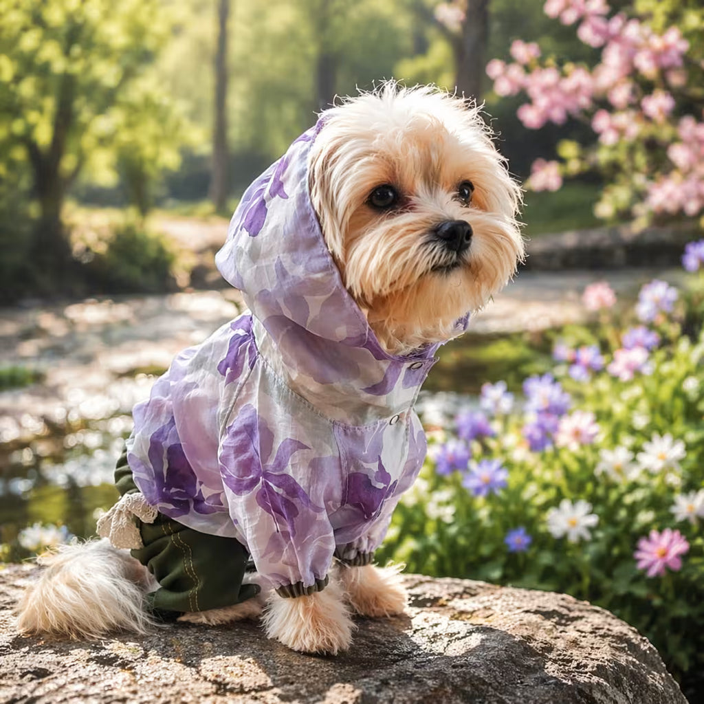 Lightweight Tencel Small Dog Windbreaker