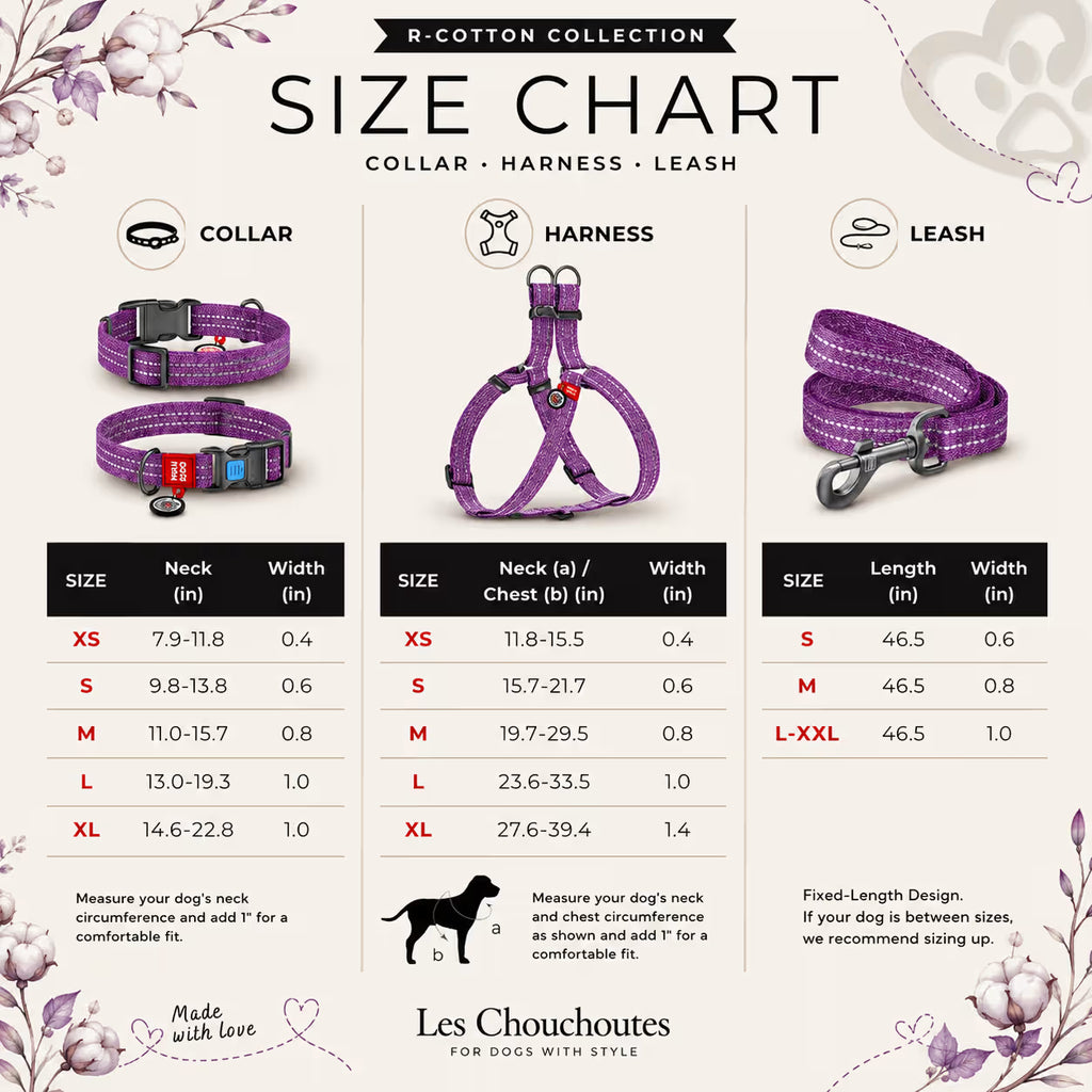 Eco Cotton Dog Collar - with Smart QR ID Tag